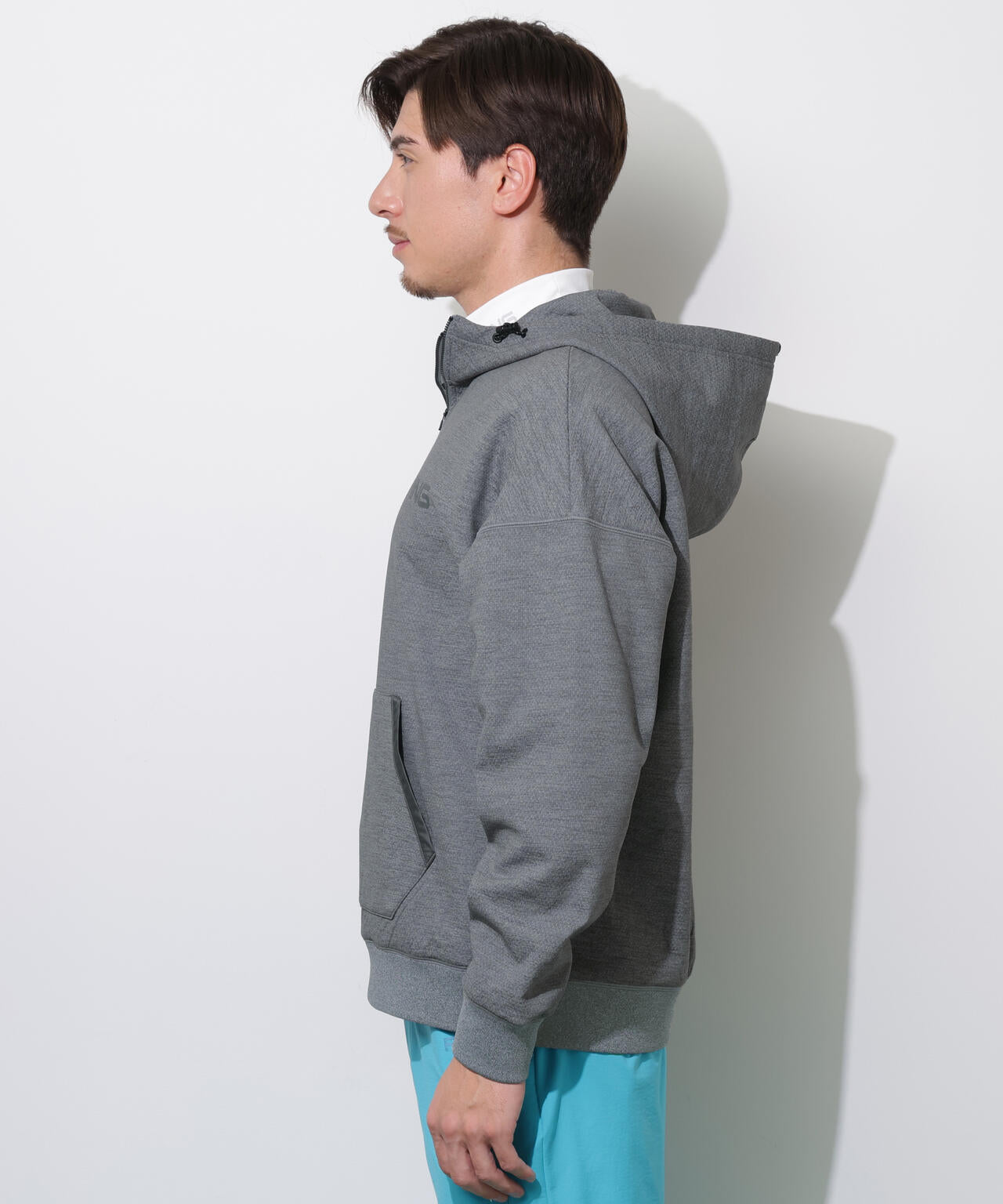 【PING APPAREL】全方向ストレッチ接結裏メッシュハーフジップスウェットフーディ <PERFORMANCE> (MENS)