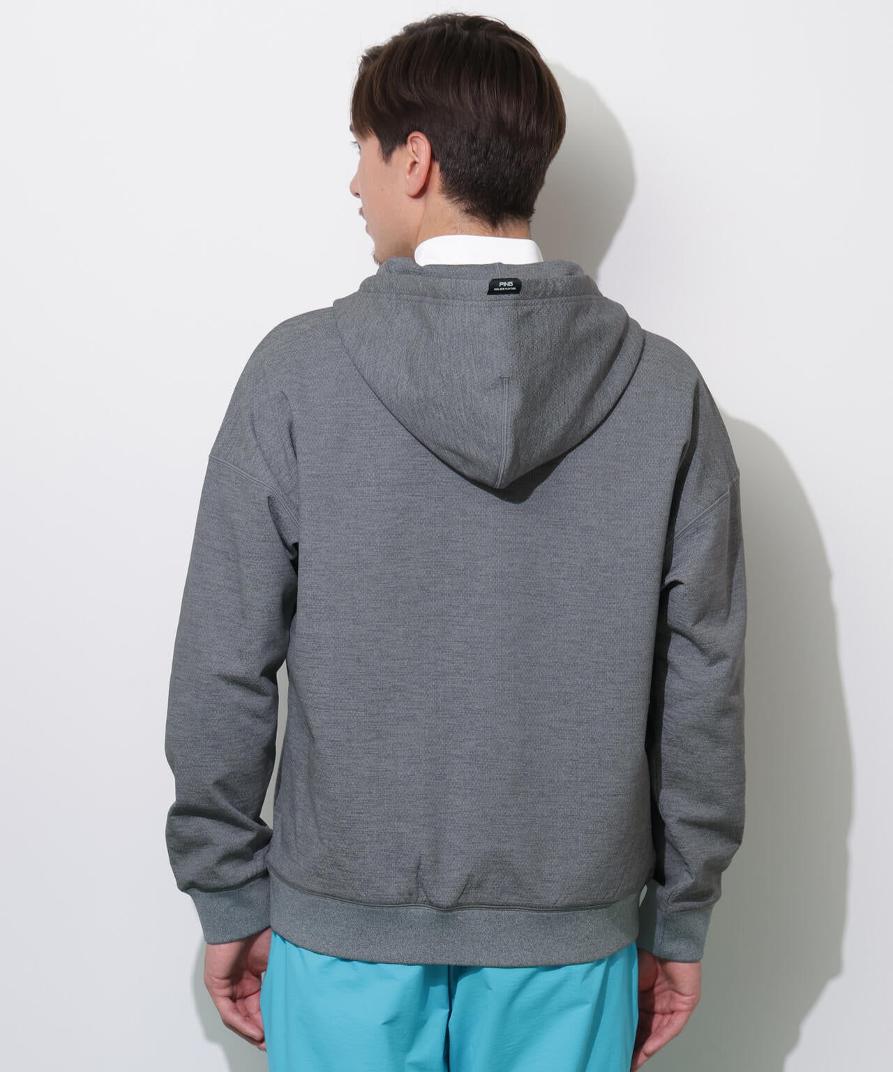 【PING APPAREL】全方向ストレッチ接結裏メッシュハーフジップスウェットフーディ <PERFORMANCE> (MENS)