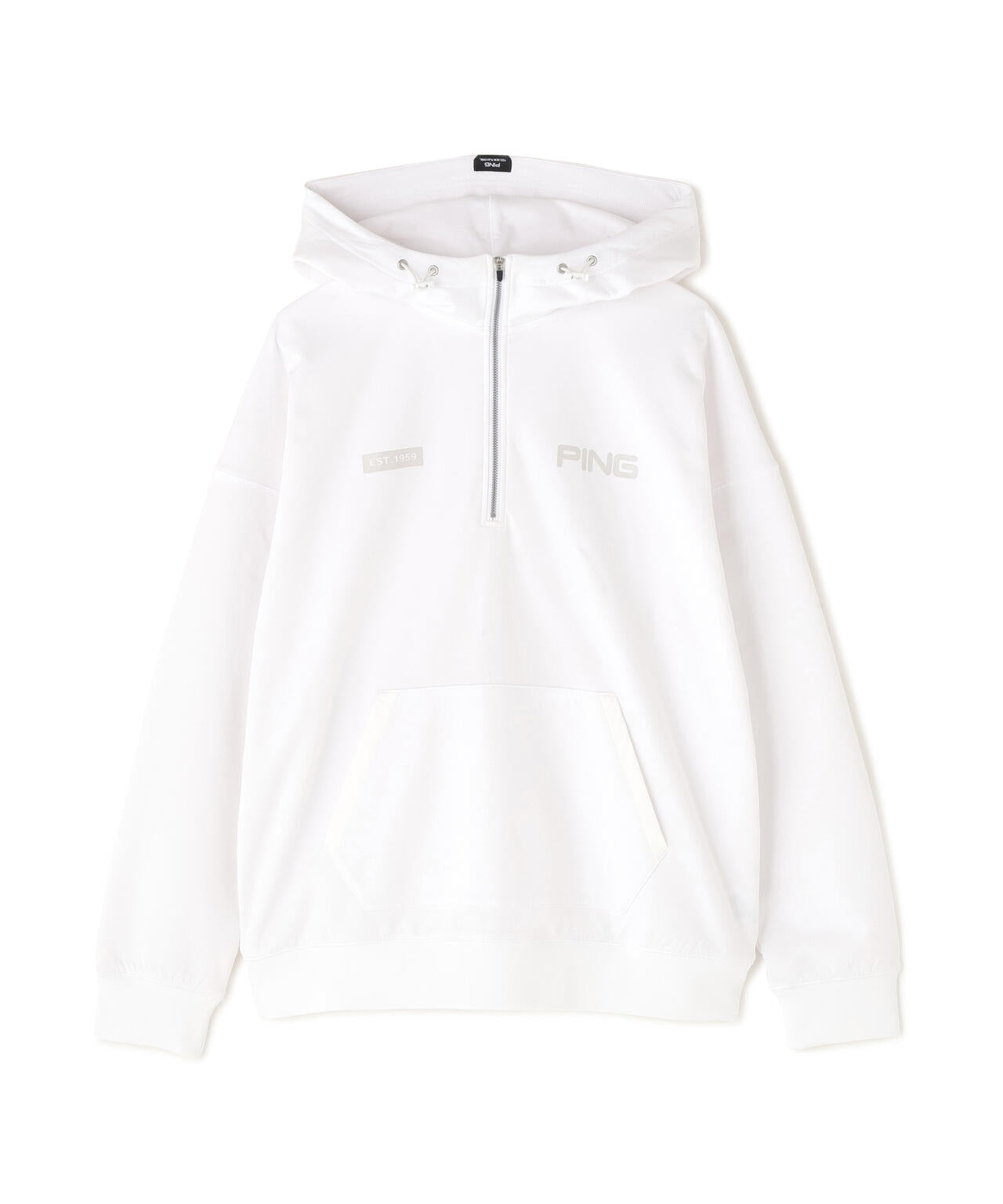 【PING APPAREL】全方向ストレッチ接結裏メッシュハーフジップスウェットフーディ <PERFORMANCE> (MENS)