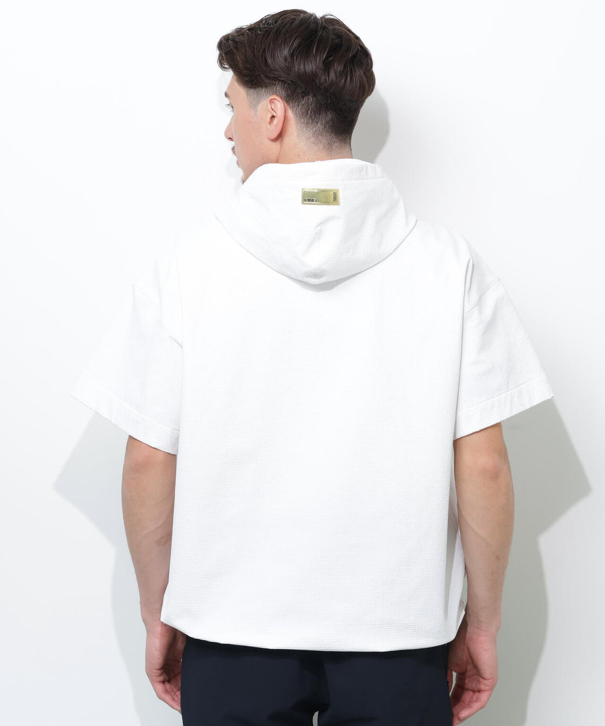 【PING APPAREL】半袖フーディプルオーバー <GOLD> (MENS)