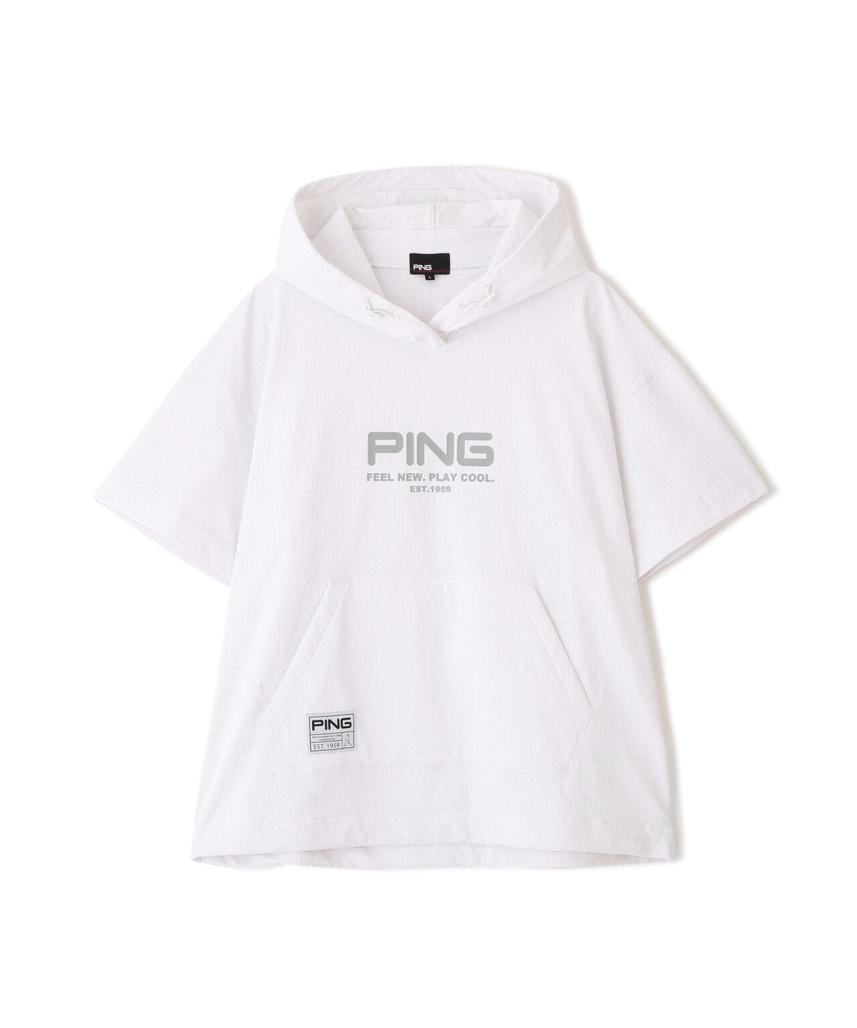 【PING APPAREL】半袖フーディプルオーバー <GOLD> (MENS)