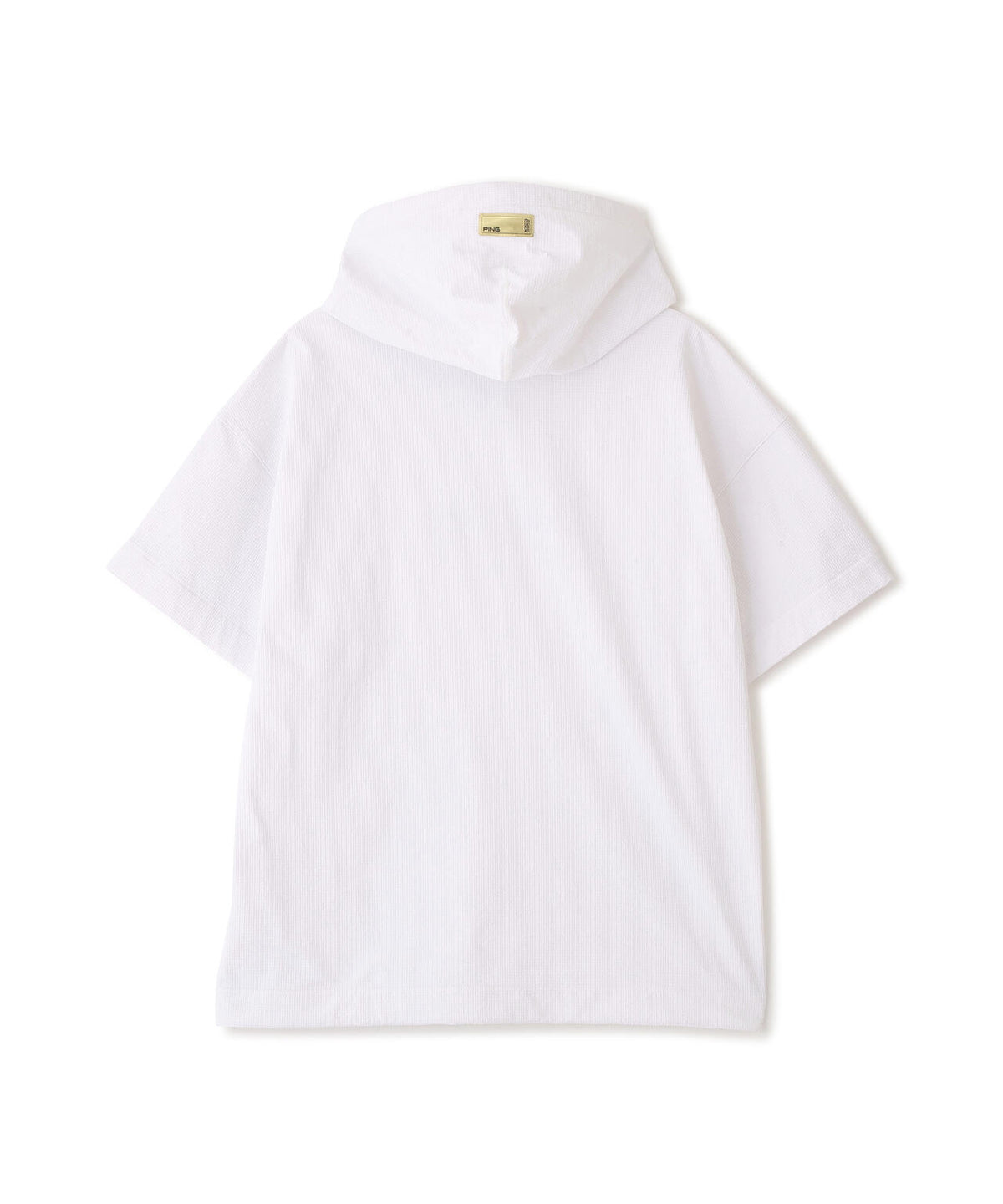 【PING APPAREL】半袖フーディプルオーバー <GOLD> (MENS)