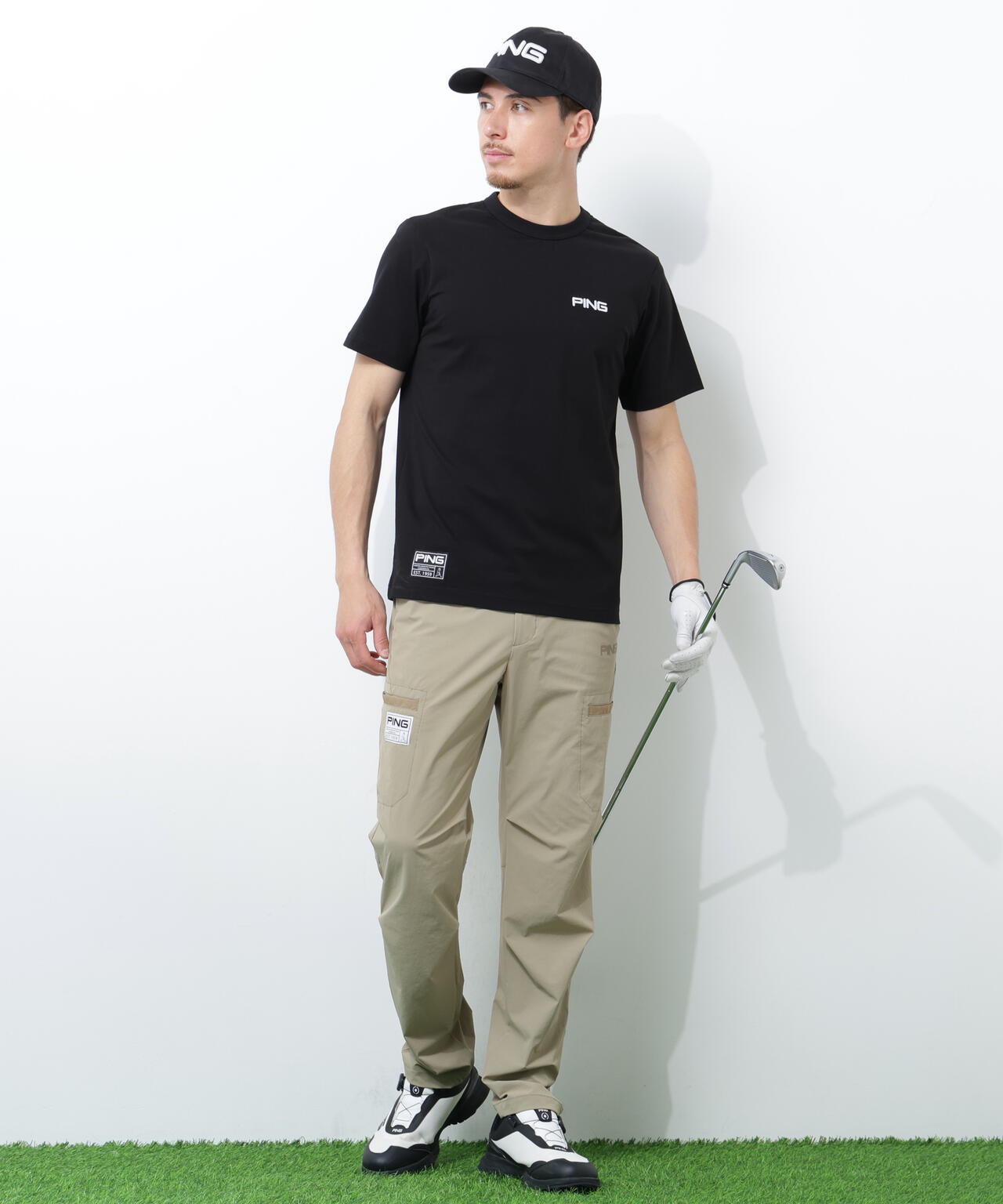 【PING APPAREL】PEカノコTシャツ <GOLD> (MENS)