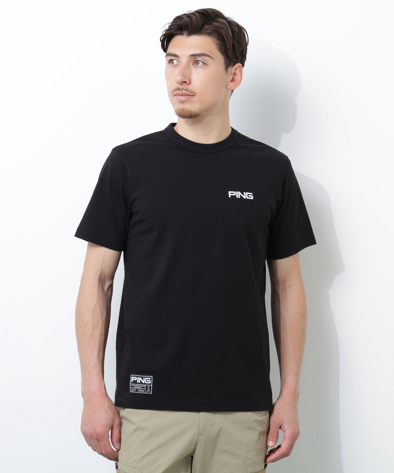 【PING APPAREL】PEカノコTシャツ <GOLD> (MENS)