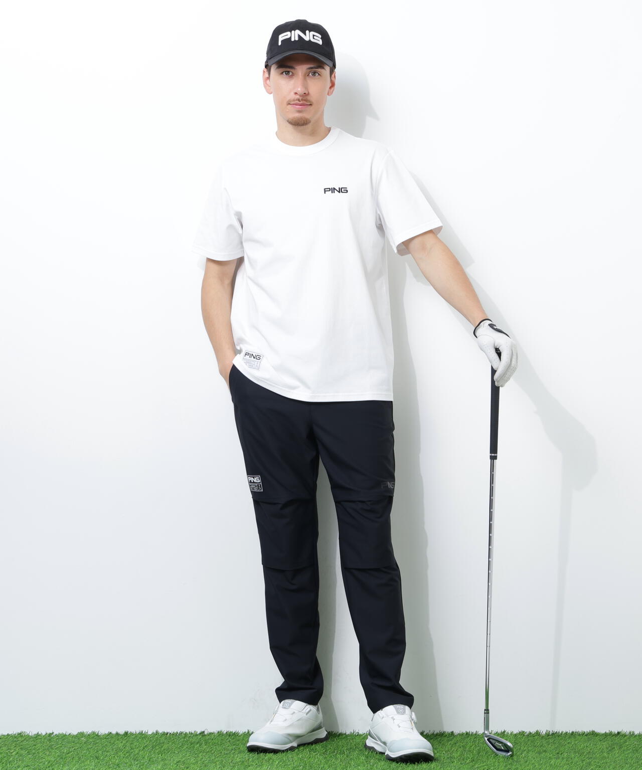 【PING APPAREL】PEカノコTシャツ <GOLD> (MENS)