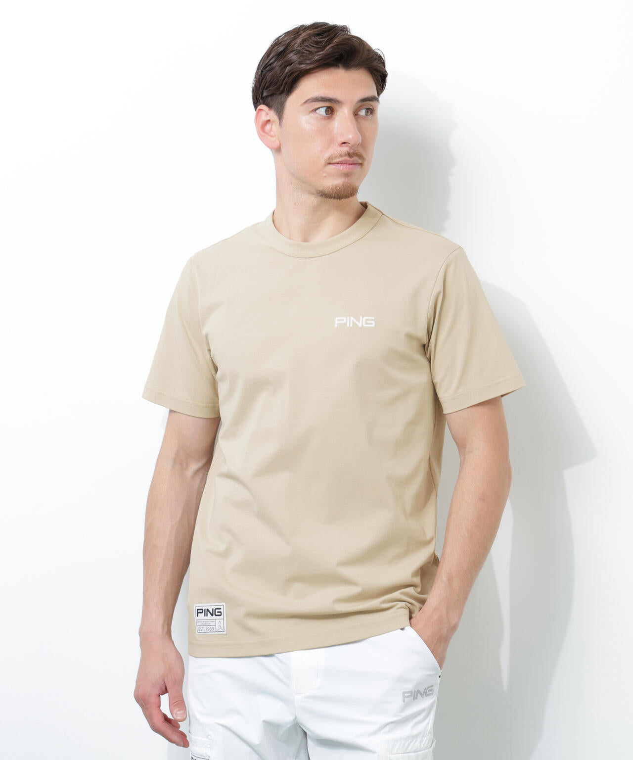 【PING APPAREL】PEカノコTシャツ <GOLD> (MENS)