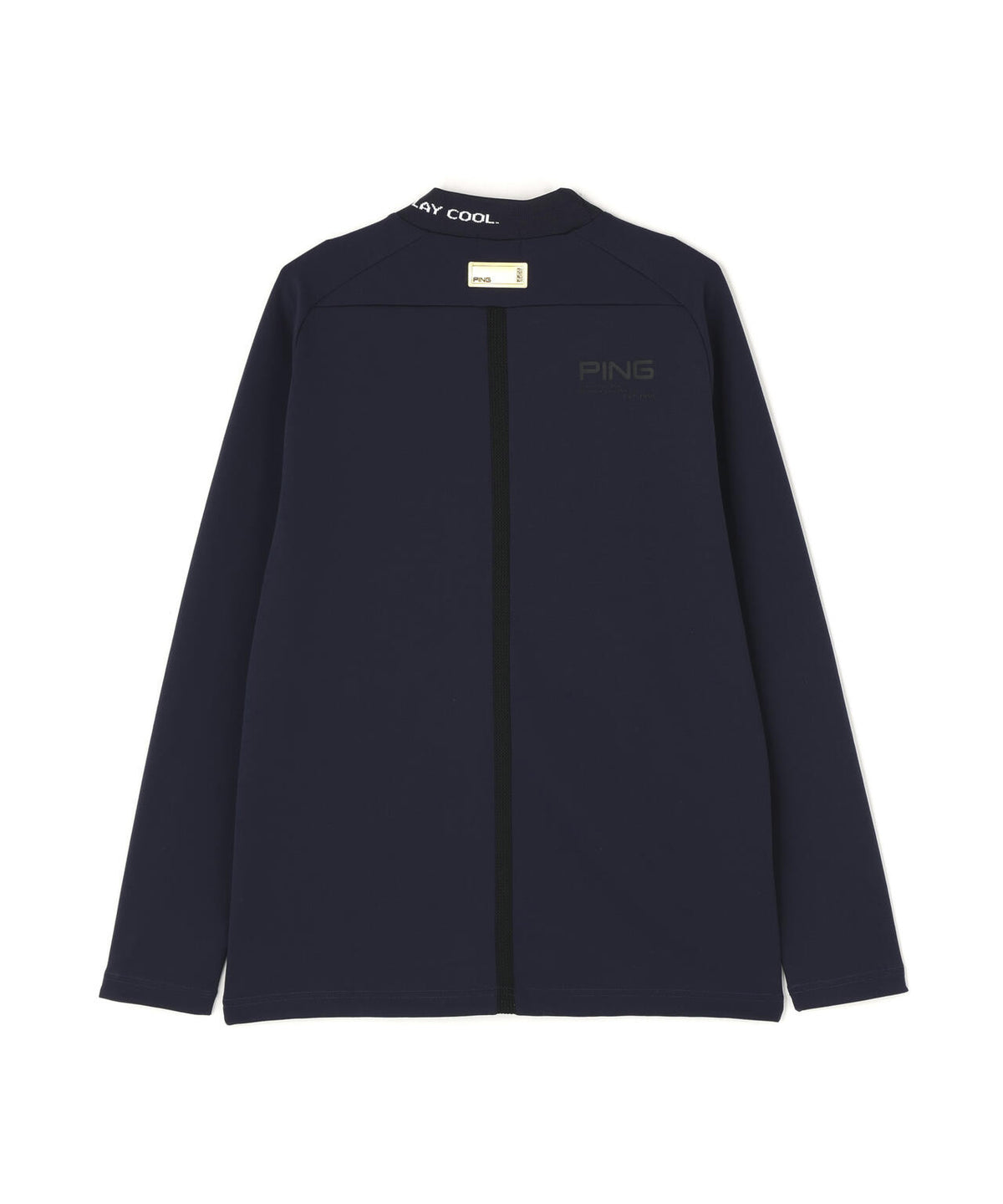 【PING APPAREL】冷感ポンチハイネックシャツ <GOLD> (MENS)
