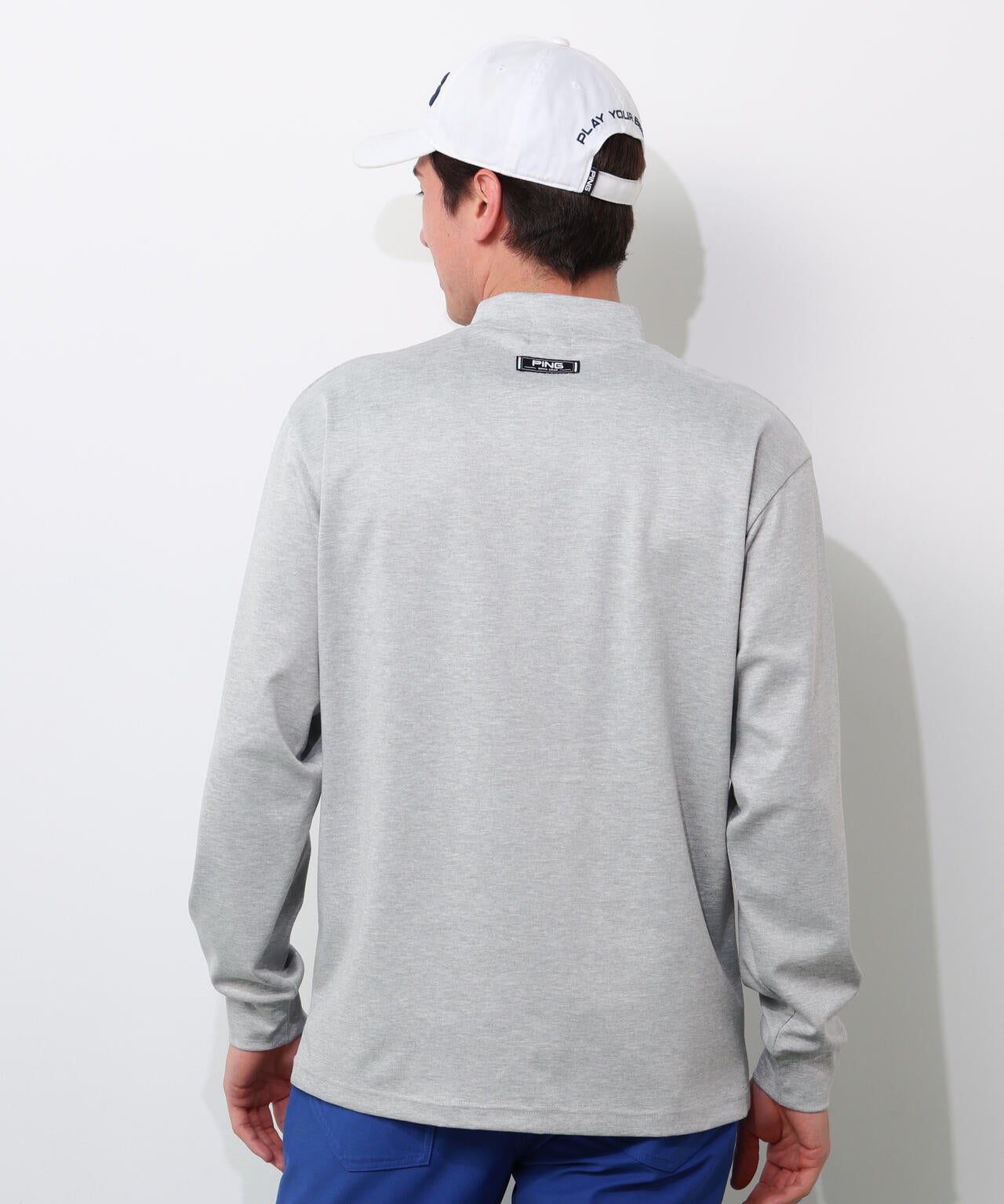 【PING APPAREL】冷感ポンチハイネックシャツ <NATIVE> (MENS)