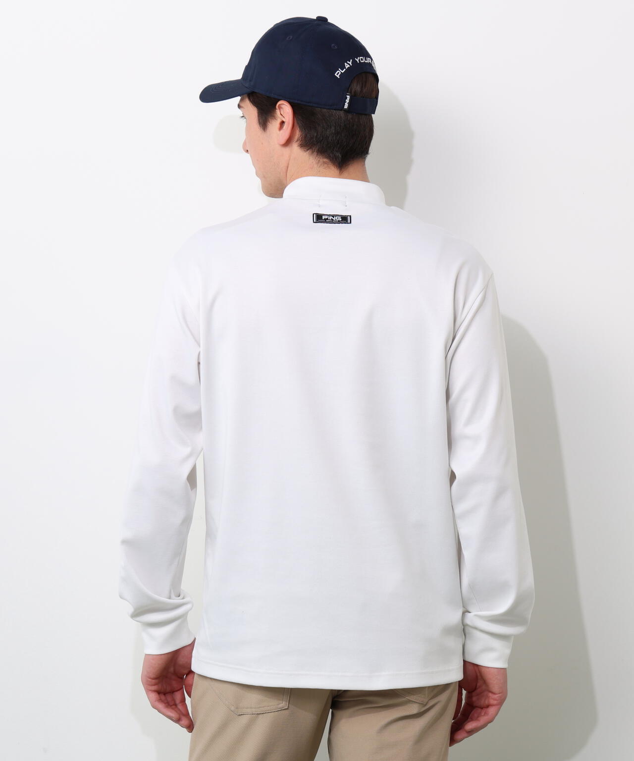 【PING APPAREL】冷感ポンチハイネックシャツ <NATIVE> (MENS)