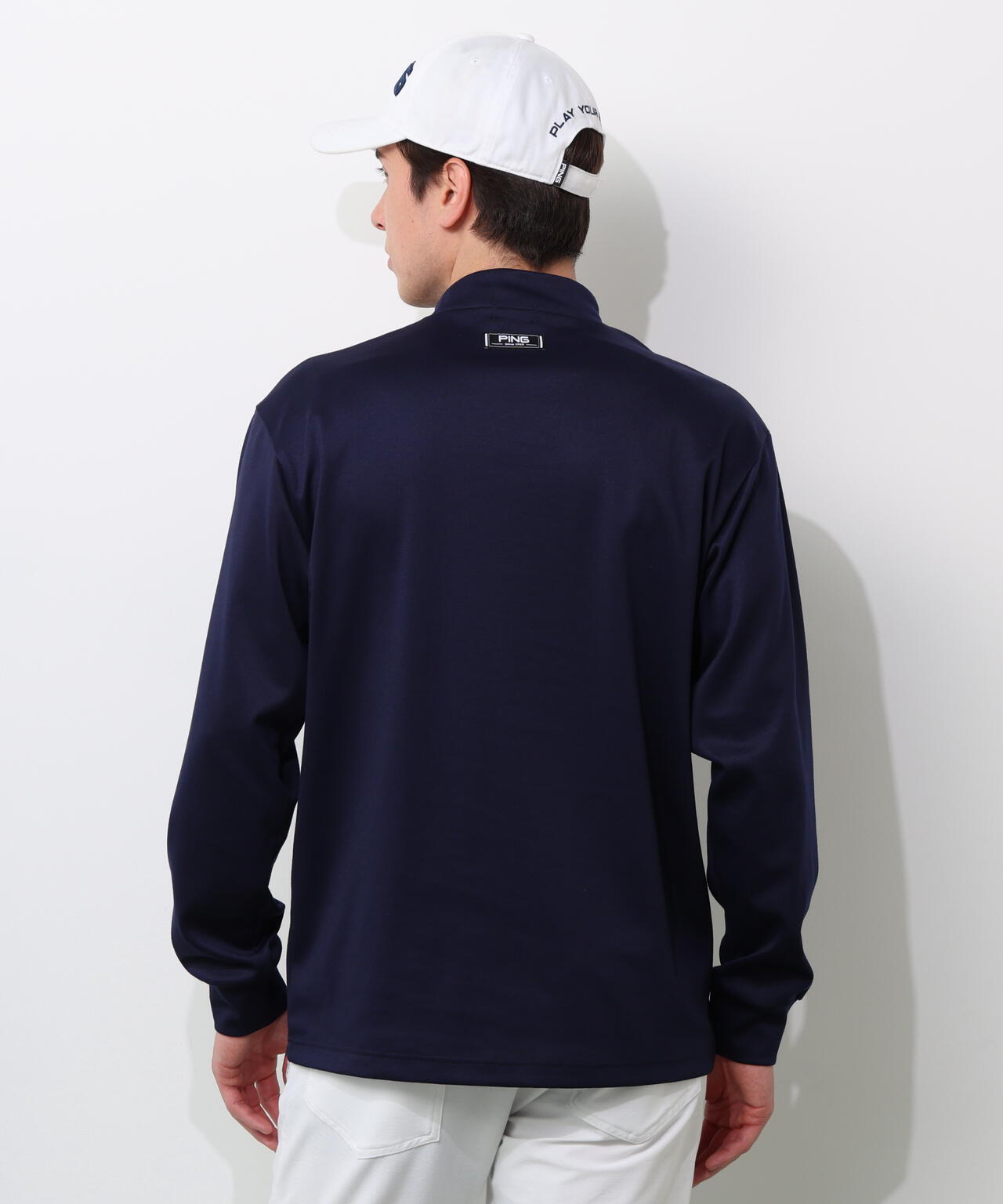 【PING APPAREL】冷感ポンチハイネックシャツ <NATIVE> (MENS)