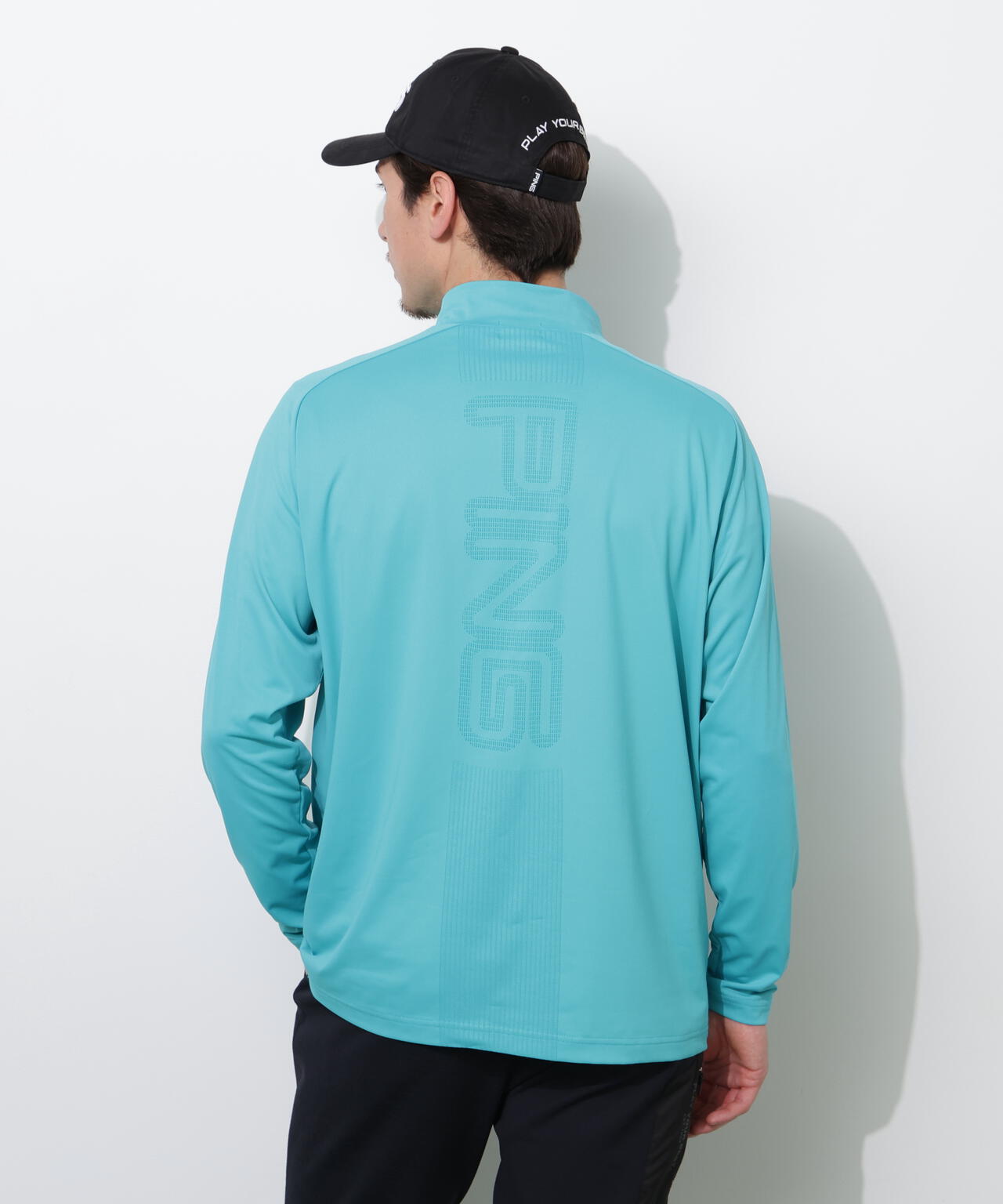 【PING APPAREL】パネルジャカード長袖ハイネックシャツ <PERFORMANCE> (MENS)