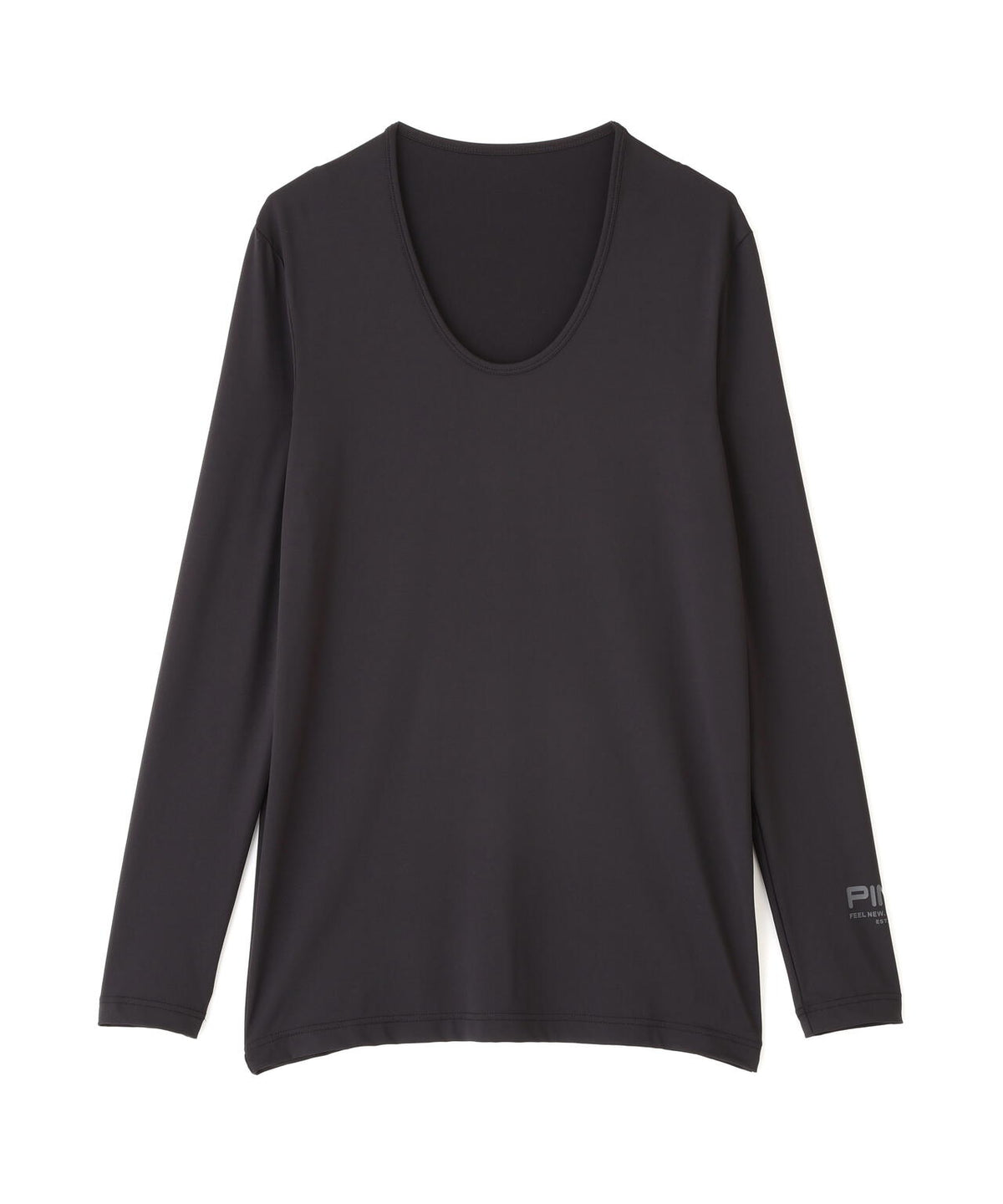 【PING APPAREL】【UVカット・接触冷感】ベア天竺Uネック長袖インナーシャツ <GOLD> (MENS)