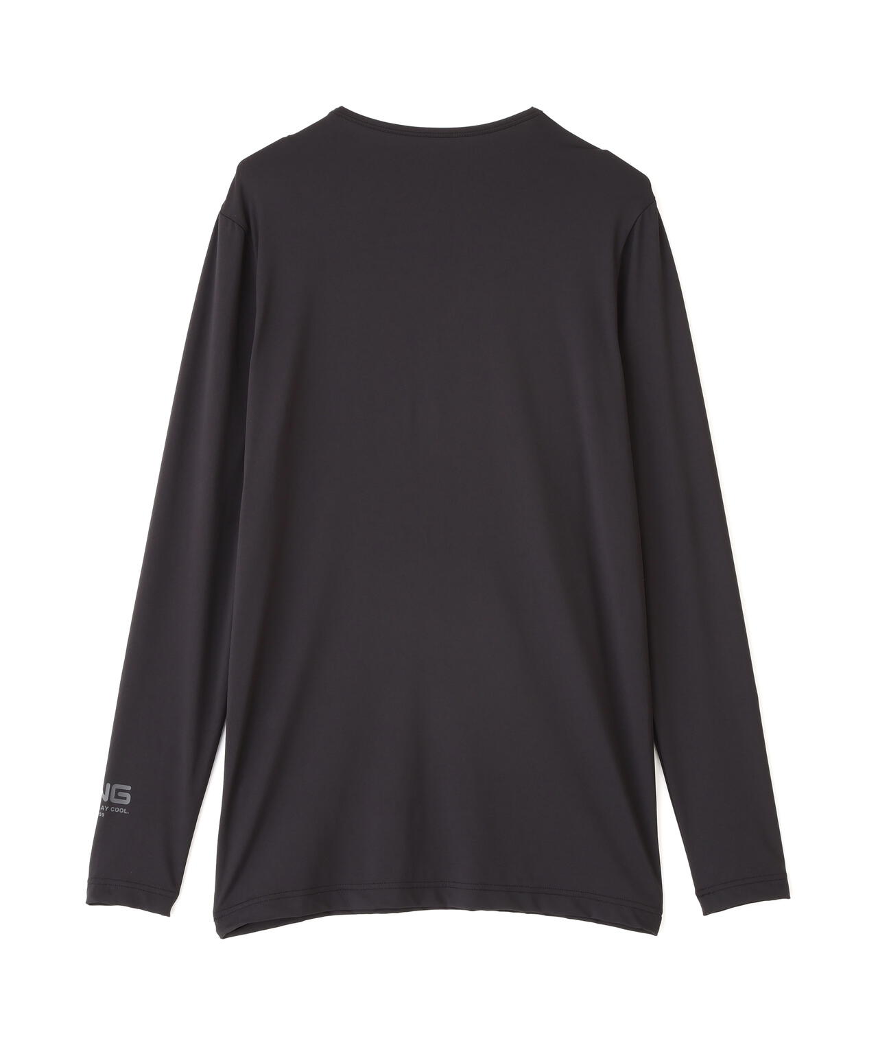 【PING APPAREL】【UVカット・接触冷感】ベア天竺Uネック長袖インナーシャツ <GOLD> (MENS)