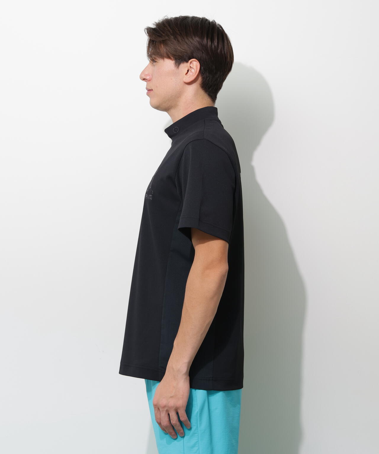 【PING APPAREL】レイブロック半袖ハイネックカットソー <GOLD> (MENS)
