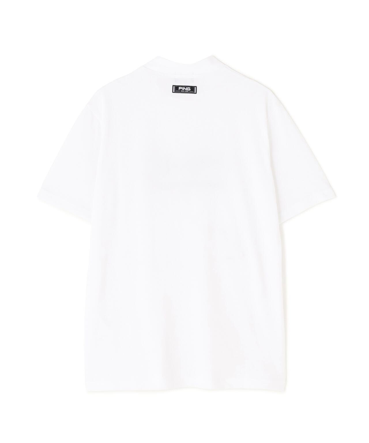 【PING APPAREL】アップリケ半袖ハイネックシャツ <NATIVE> (MENS)