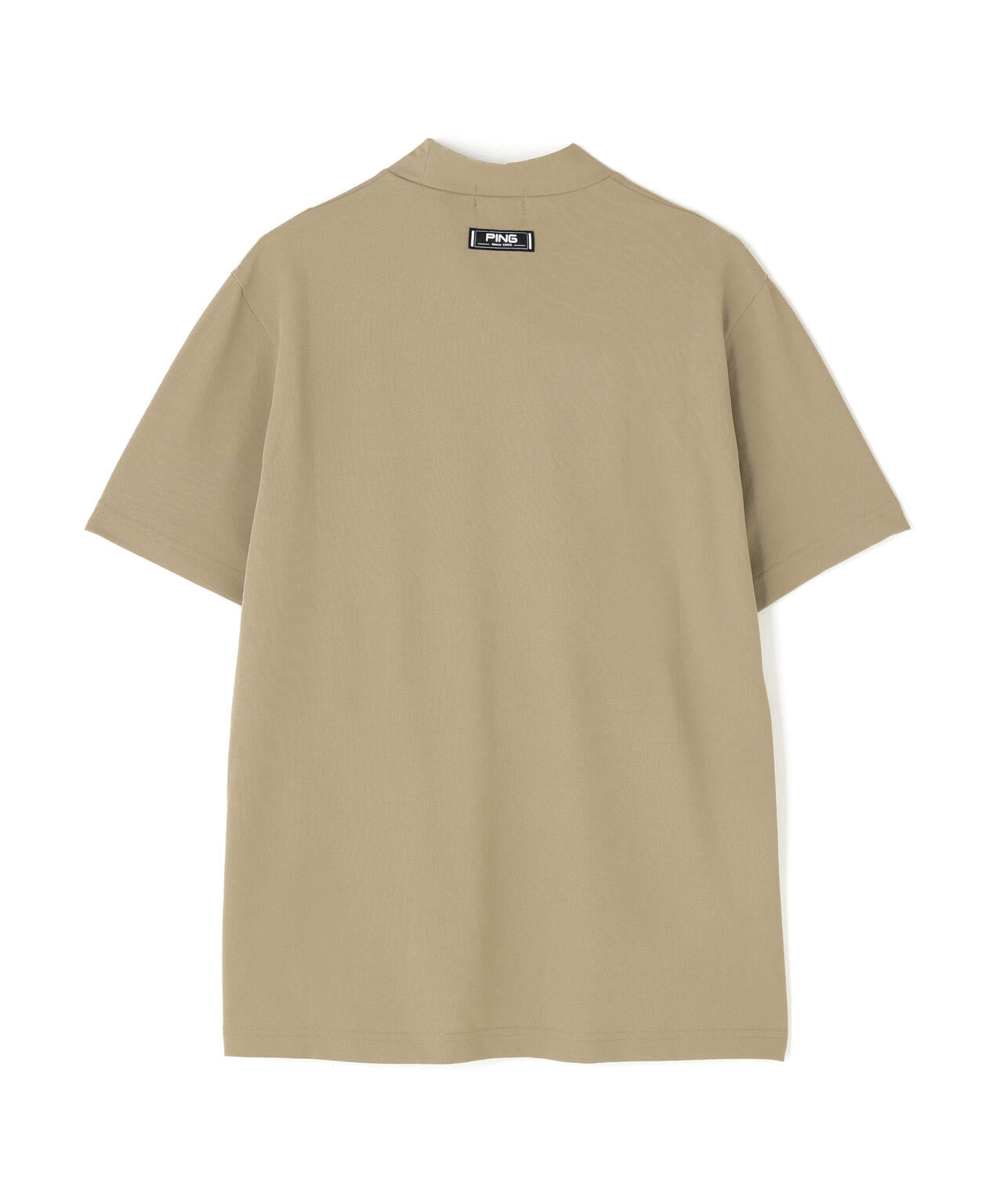 【PING APPAREL】アップリケ半袖ハイネックシャツ <NATIVE> (MENS)