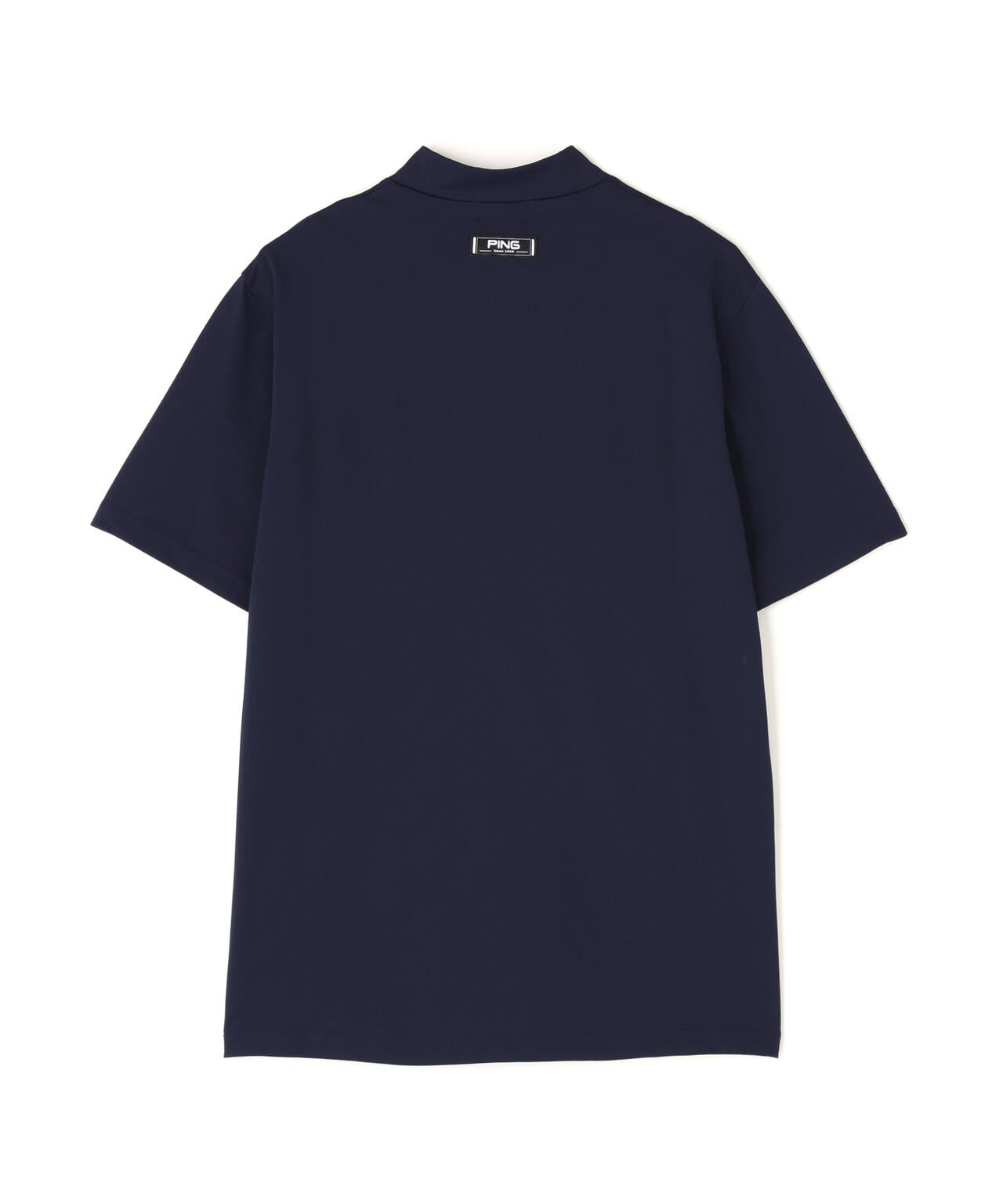 【PING APPAREL】アップリケ半袖ハイネックシャツ <NATIVE> (MENS)