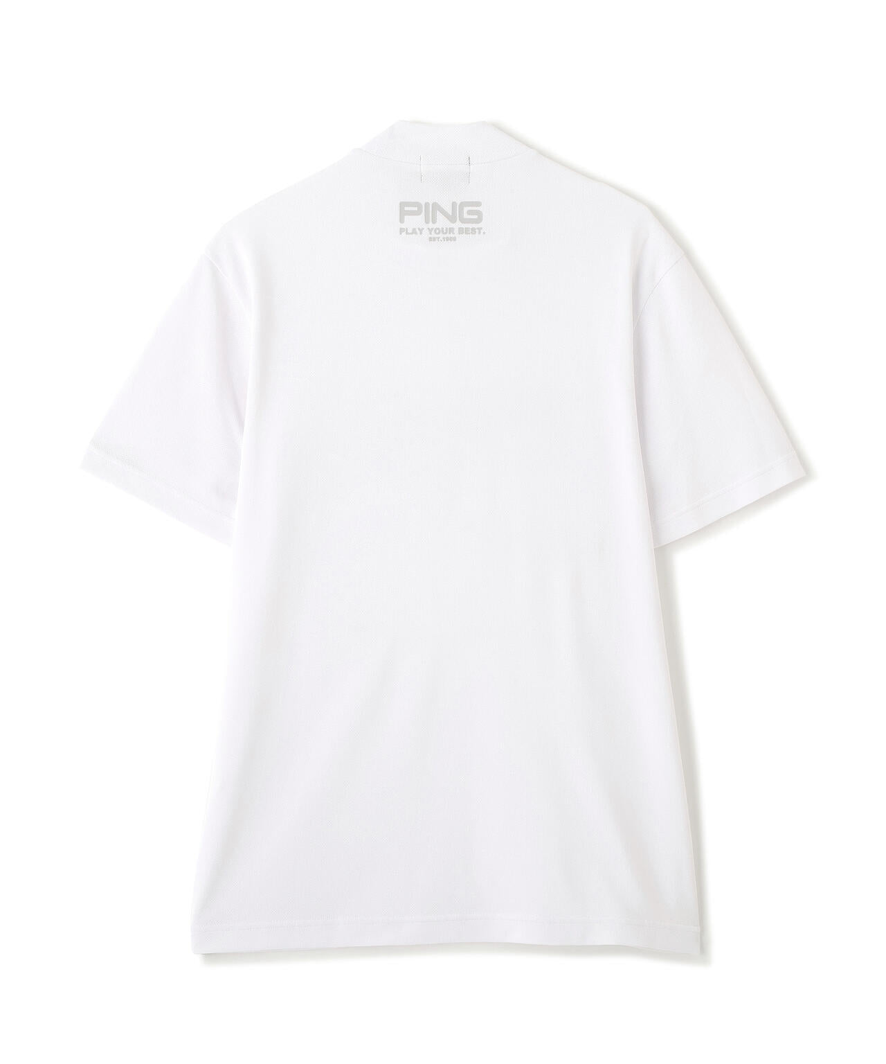 【PING APPAREL】変形カノコ半袖ハイネックカットソー <PERFORMANCE> (MENS)
