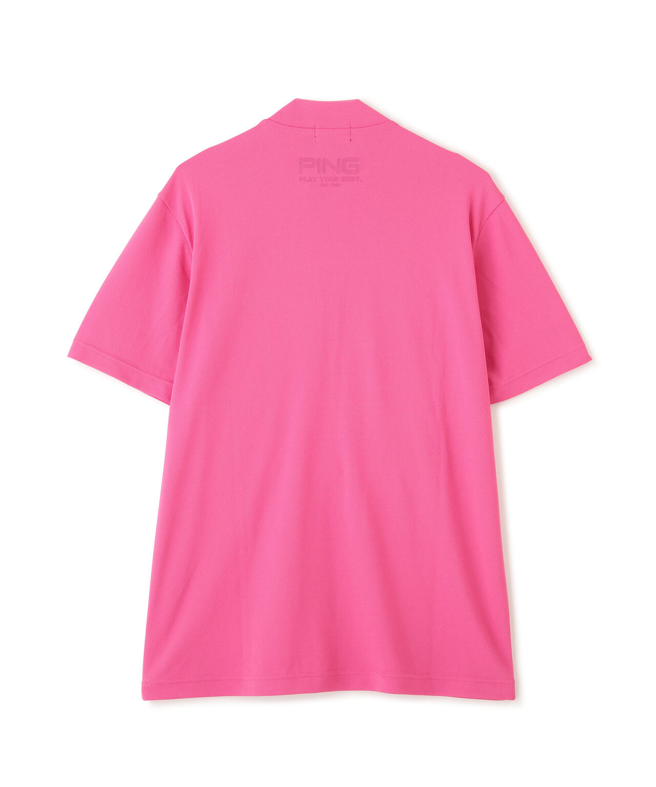 【PING APPAREL】変形カノコ半袖ハイネックカットソー <PERFORMANCE> (MENS)
