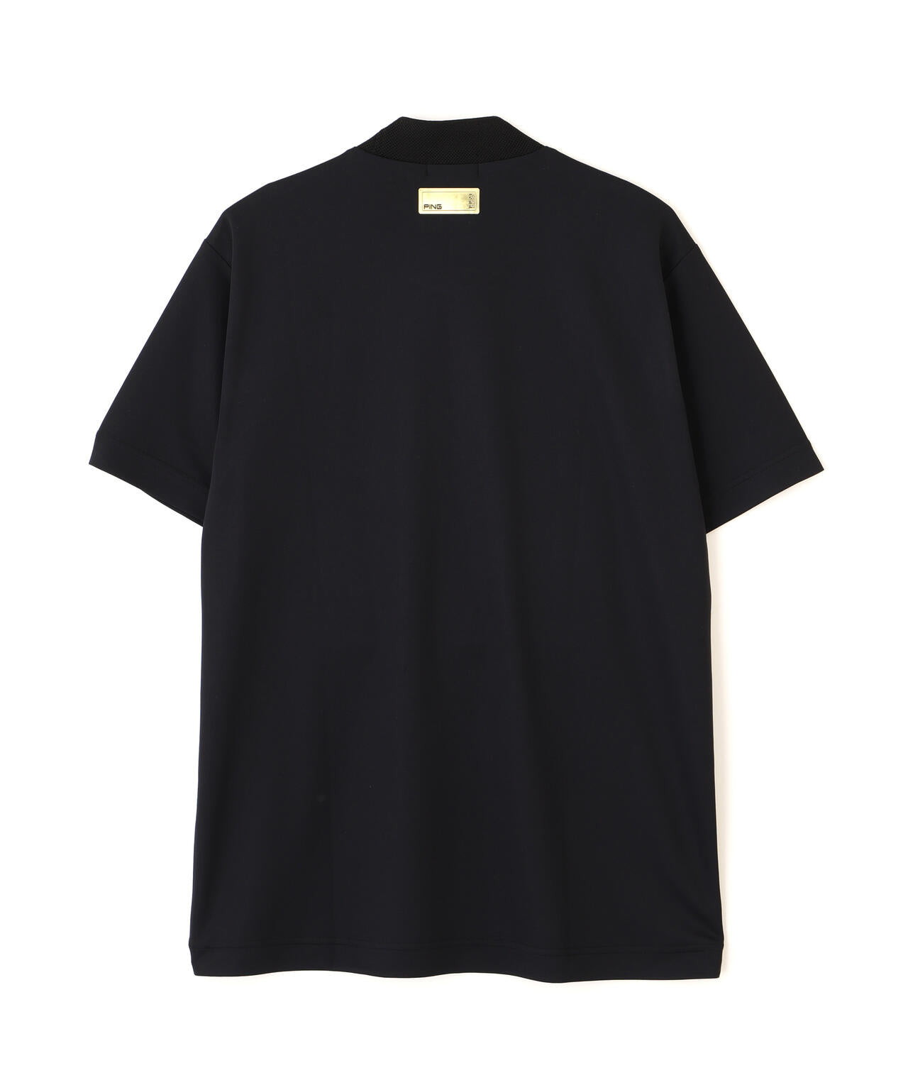 【PING APPAREL】サンベール×クールフローカノコ半袖ハイネックシャツ <GOLD> (MENS)