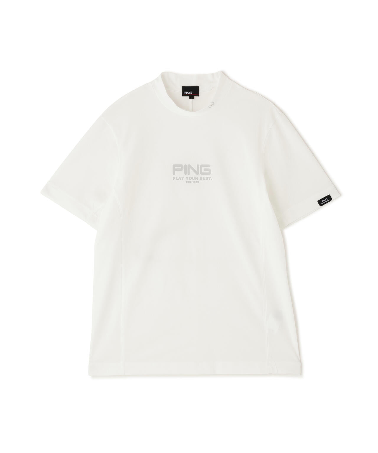 【PING APPAREL】クイックドライ半袖カノコハイネックシャツ <PERFORMANCE> (MENS)