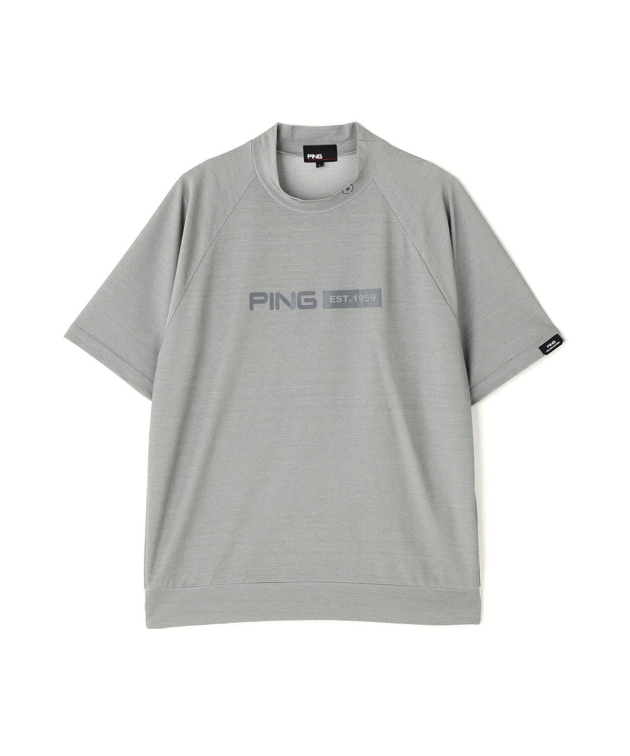 【PING APPAREL】レイブロックエコ半袖ハイネックシャツ <PERFORMANCE> (MENS)