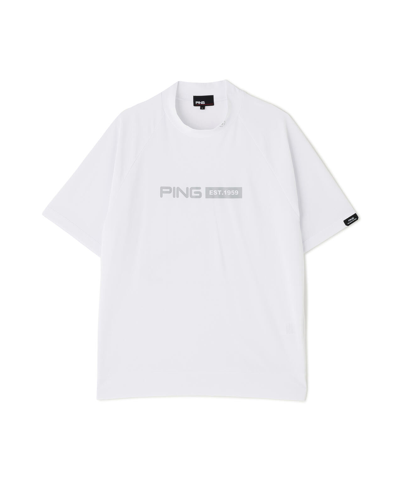 【PING APPAREL】レイブロックエコ半袖ハイネックシャツ <PERFORMANCE> (MENS)