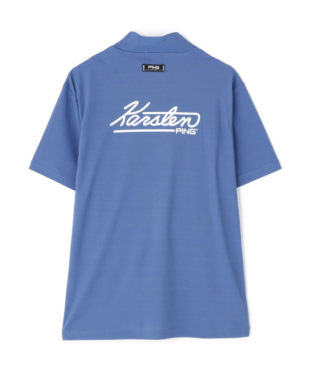 【PING APPAREL】【10カラーシリーズ】PEカノコ半袖ハイネックシャツ <NATIVE> (MENS)