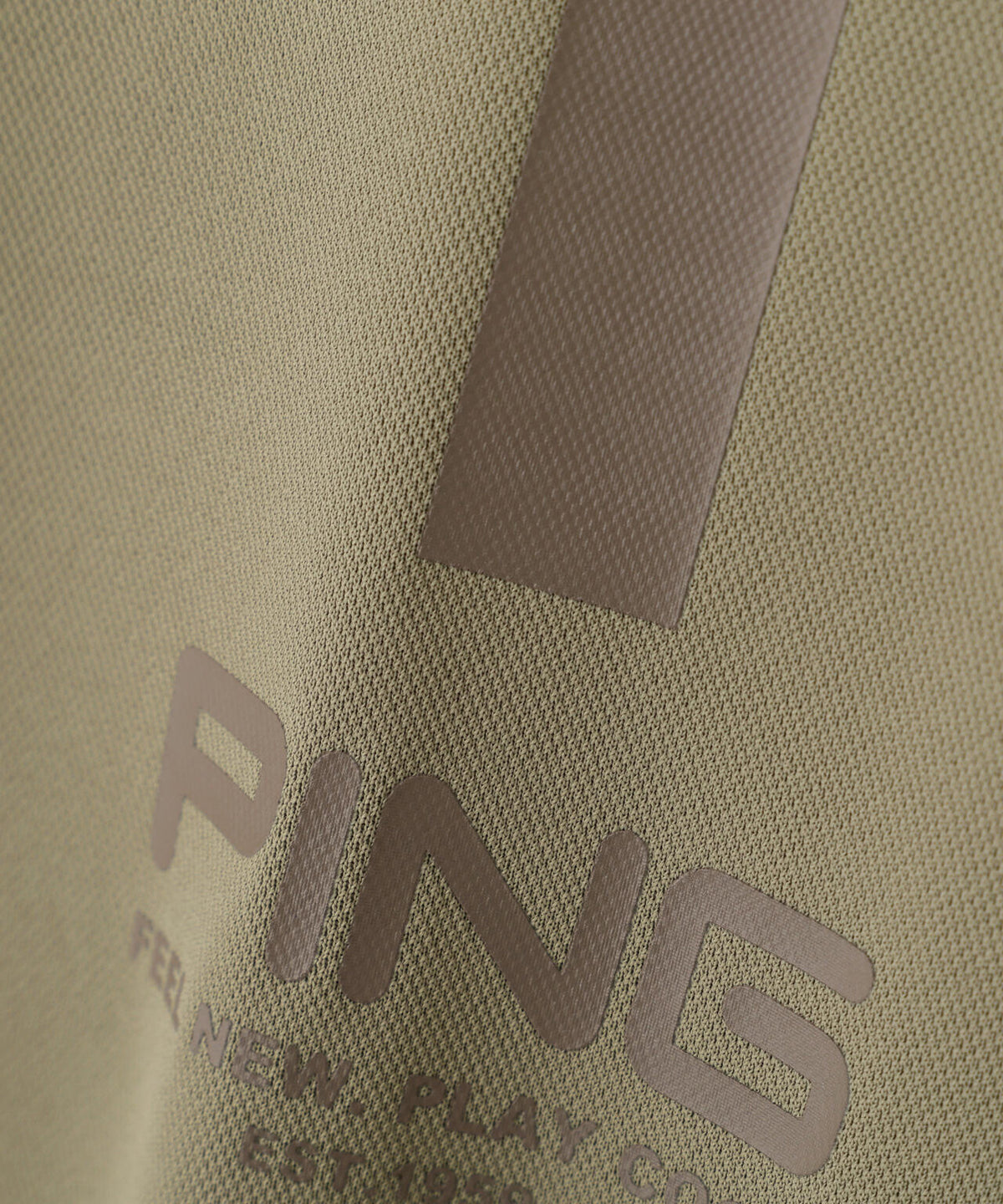 【PING APPAREL】【UVカット・吸水速乾】テラカノコ半袖ハイネックシャツ <GOLD> (MENS)