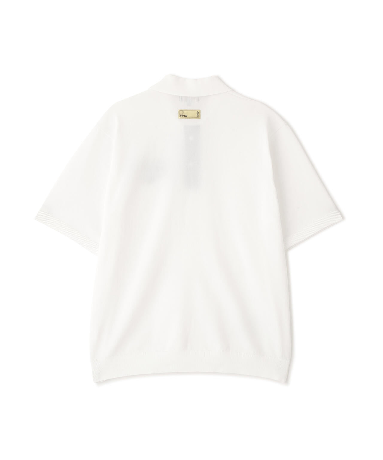 【PING APPAREL】半袖ニットポロシャツ <GOLD> (MENS)