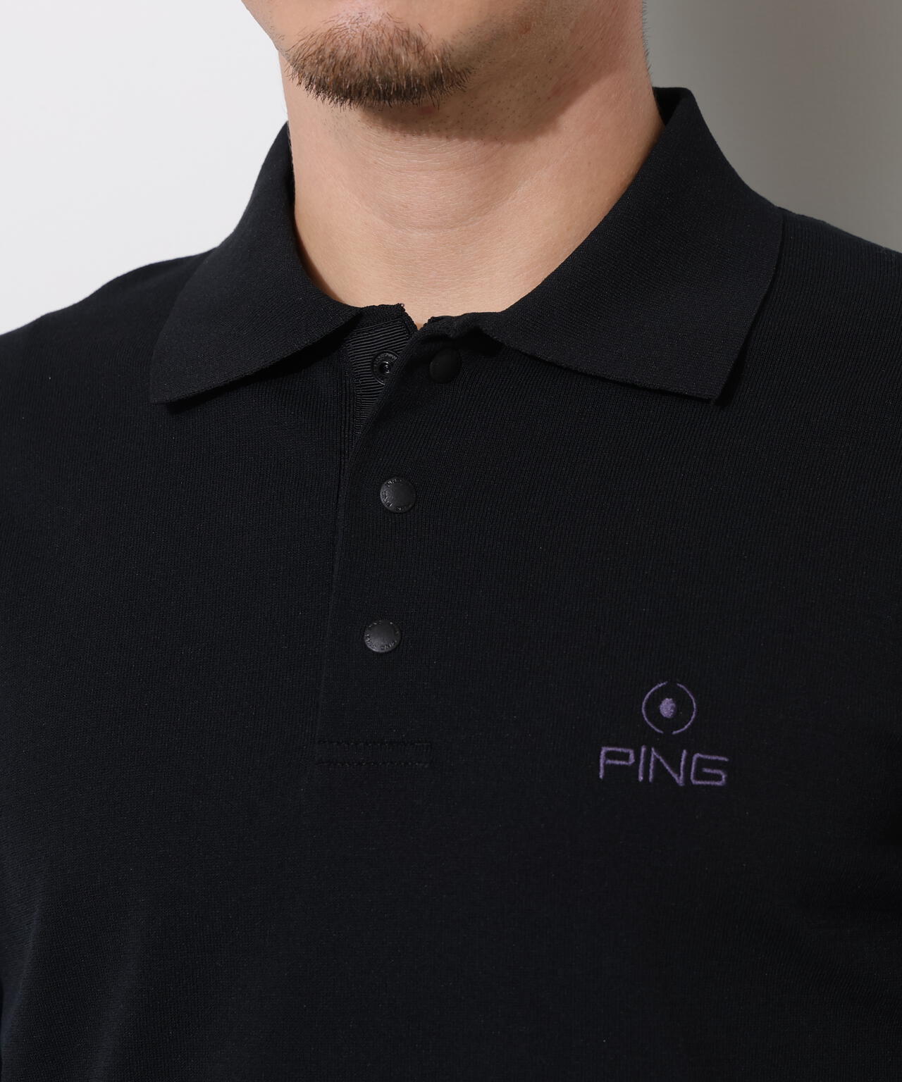 【PING APPAREL】半袖ニットポロシャツ <PERFORMANCE> (MENS)