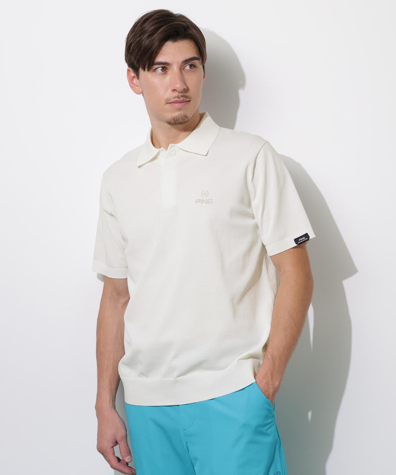 【PING APPAREL】半袖ニットポロシャツ <PERFORMANCE> (MENS)