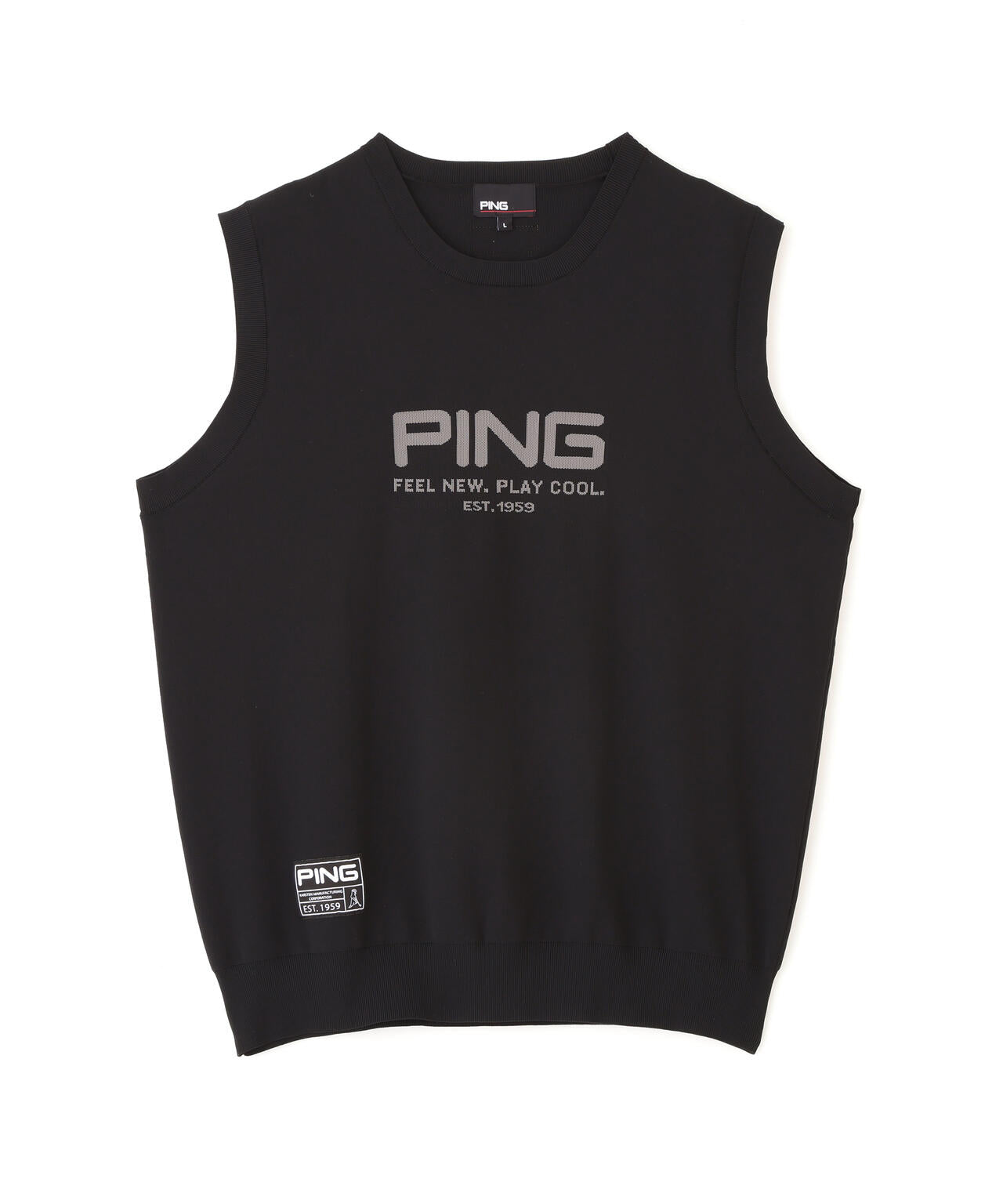 【PING APPAREL】ニットベスト <GOLD> (MENS)