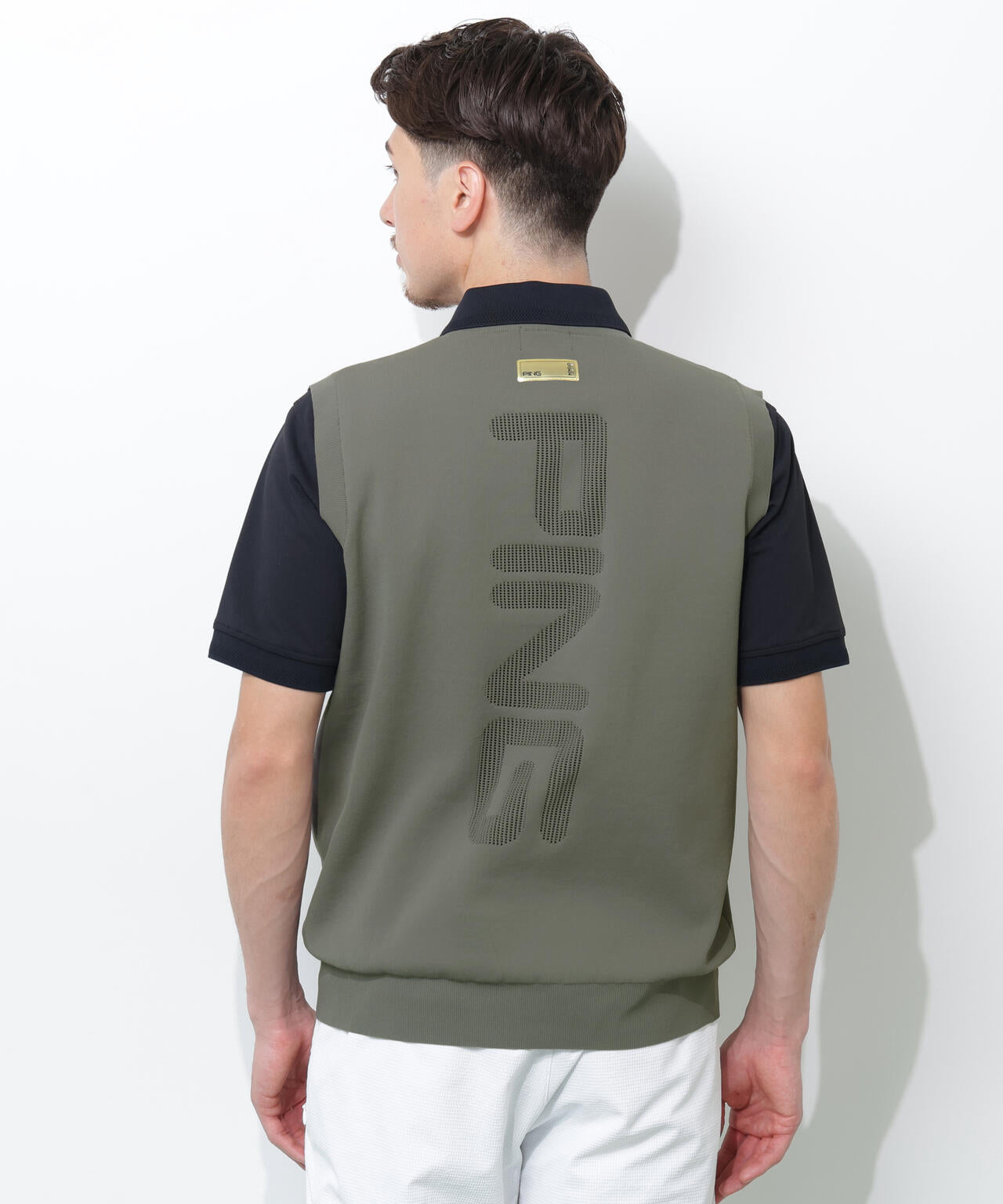 【PING APPAREL】ニットベスト <GOLD> (MENS)