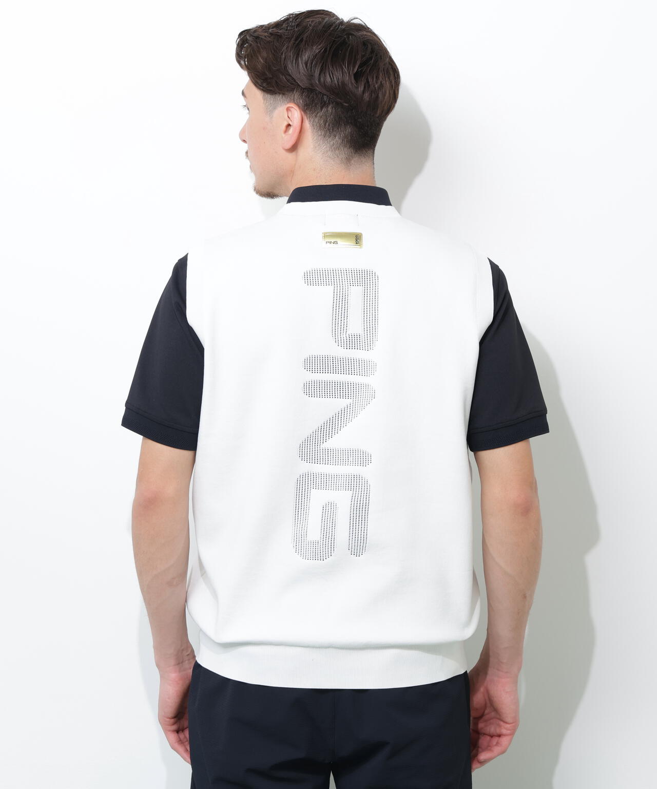【PING APPAREL】ニットベスト <GOLD> (MENS)