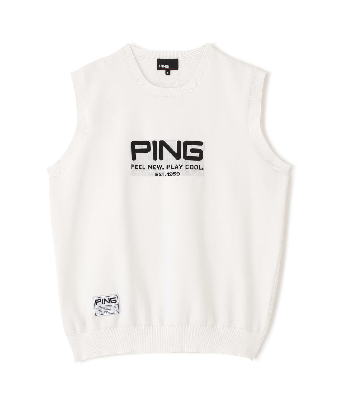 【PING APPAREL】ニットベスト <GOLD> (MENS)