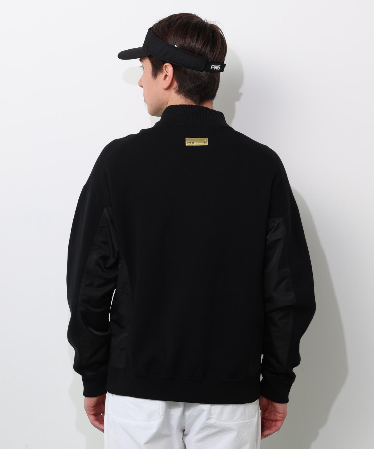 【PING APPAREL】長袖ハーフジップニット <GOLD> (MENS)