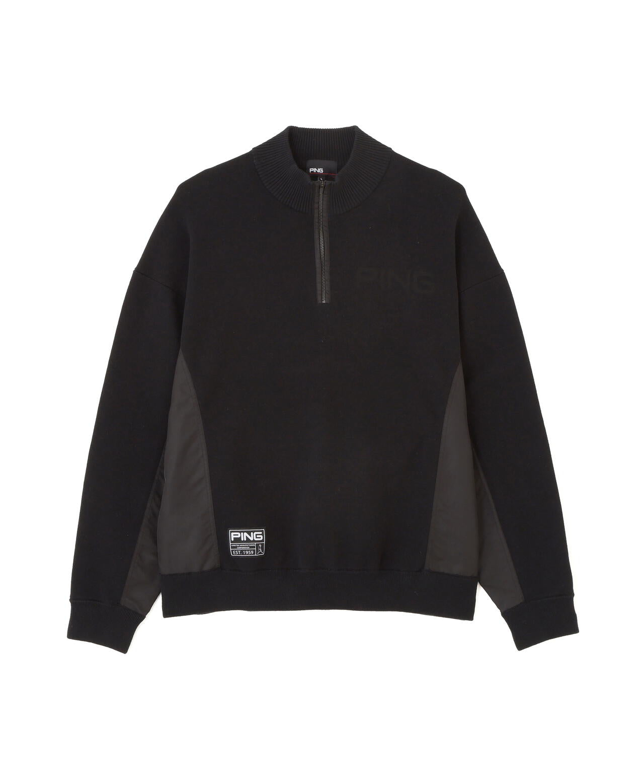 【PING APPAREL】長袖ハーフジップニット <GOLD> (MENS)