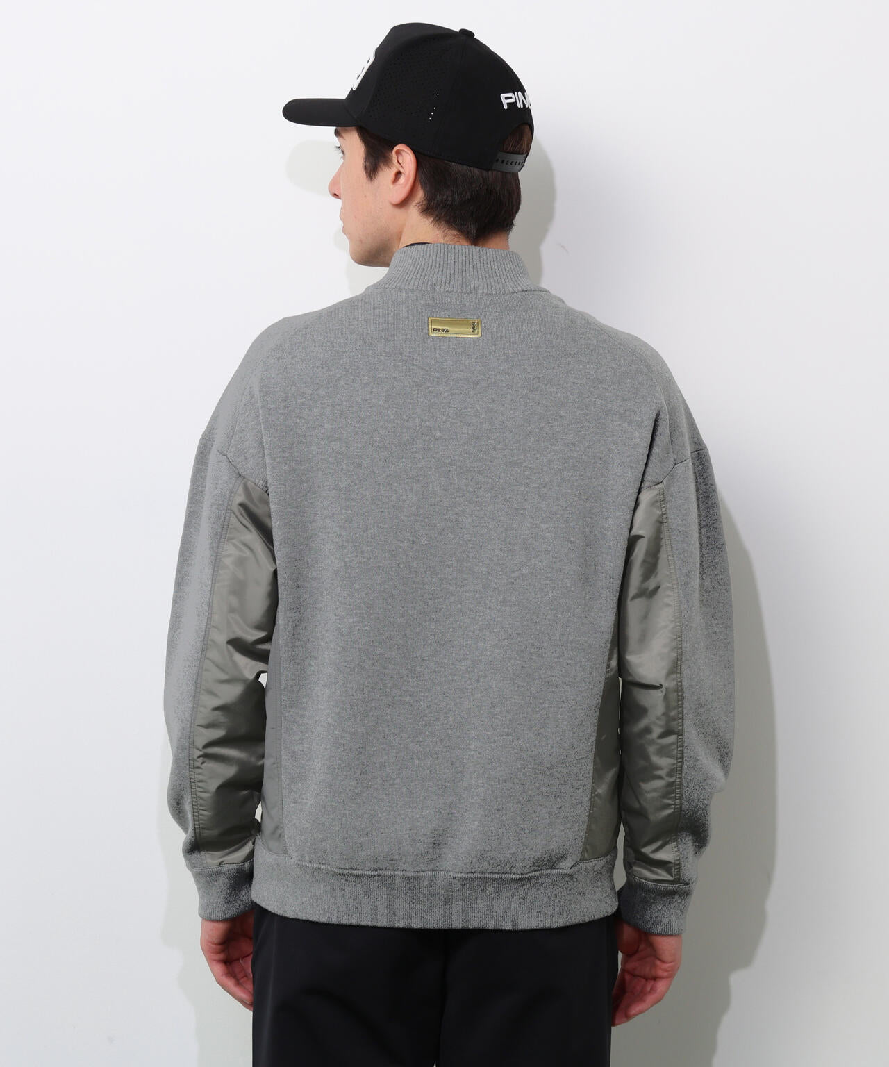 【PING APPAREL】長袖ハーフジップニット <GOLD> (MENS)