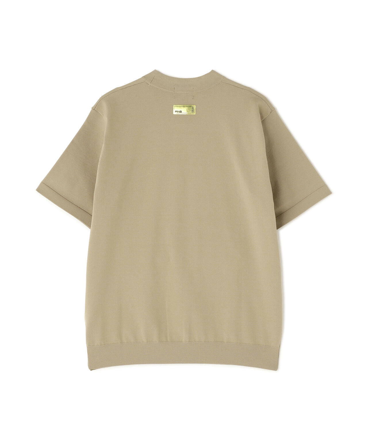 【PING APPAREL】Mr.PING 半袖ハイネックニットプルオーバー <GOLD> (MENS)