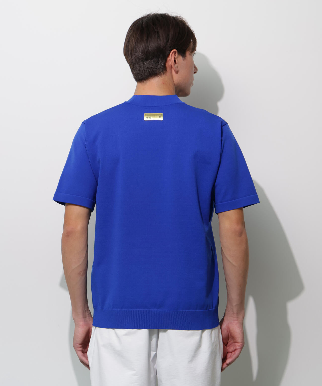 【PING APPAREL】Mr.PING 半袖ハイネックニットプルオーバー <GOLD> (MENS)
