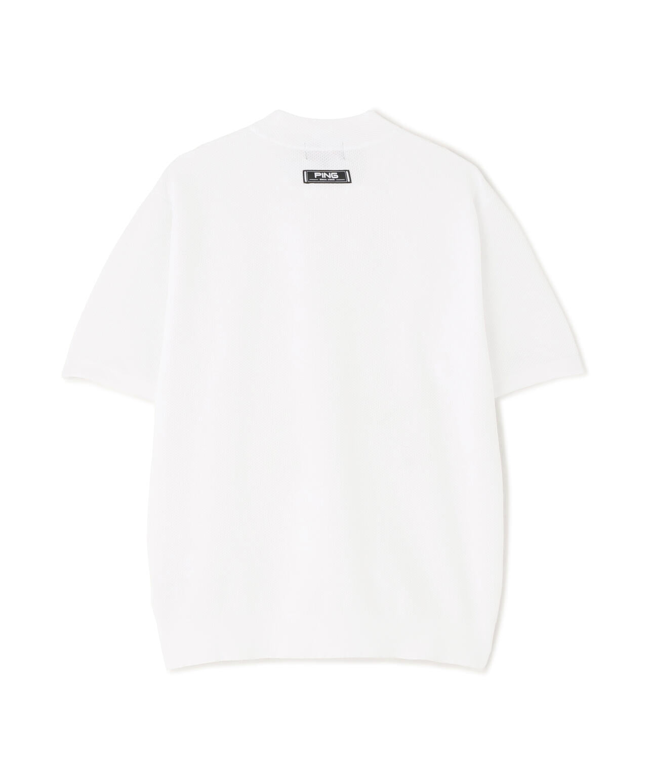 【PING APPAREL】Mr.PINGエンボス半袖ハイネックニット <NATIVE> (MENNS)