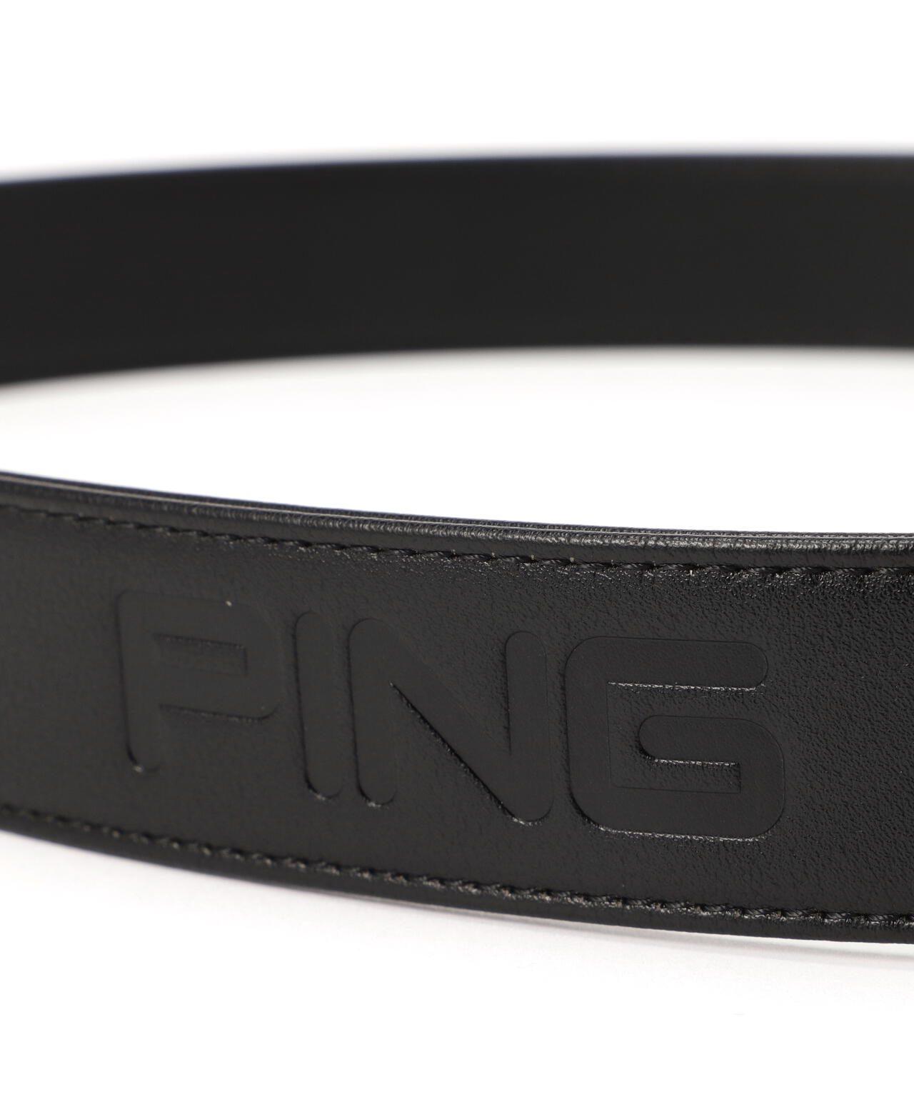 【PING APPAREL】PINGロゴスライドバックルエンボスベルト <PERFORMANCE> (MENS)