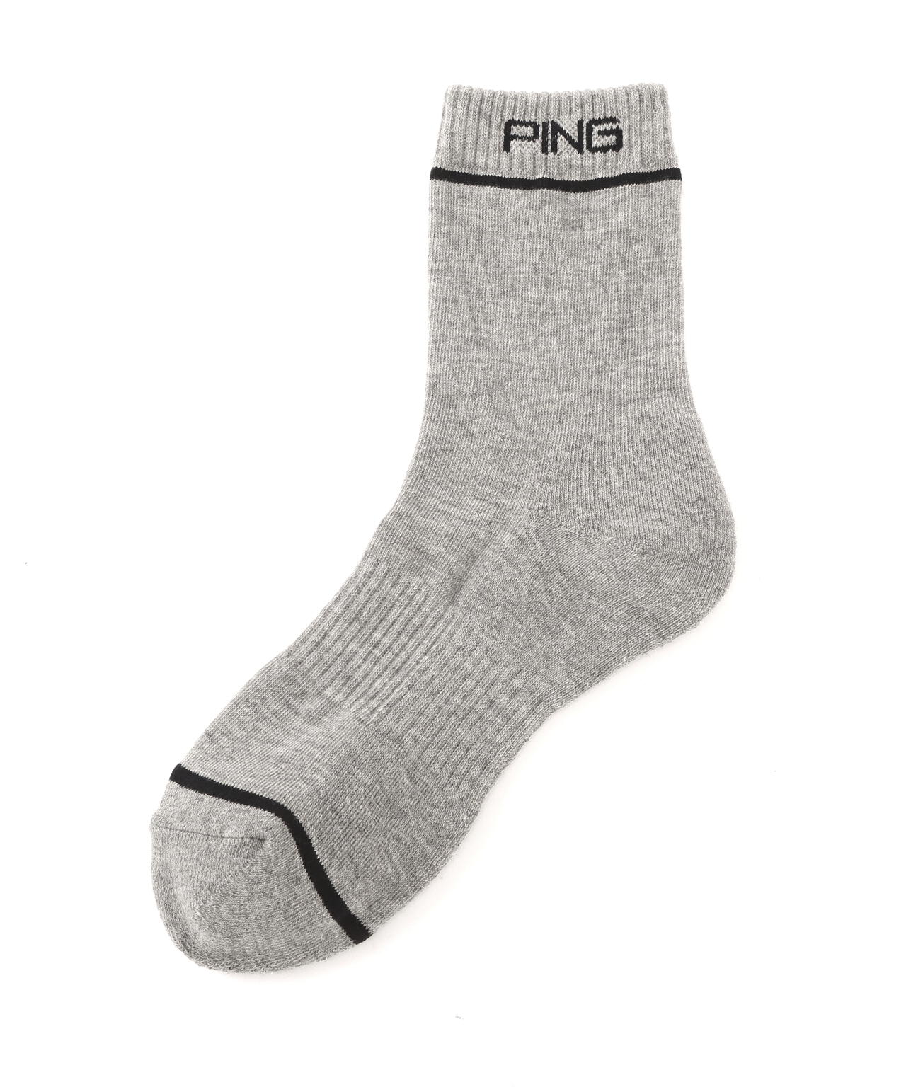 【PING APPAREL】PINGロゴショートソックス <PERFORMANCE> (MENS)