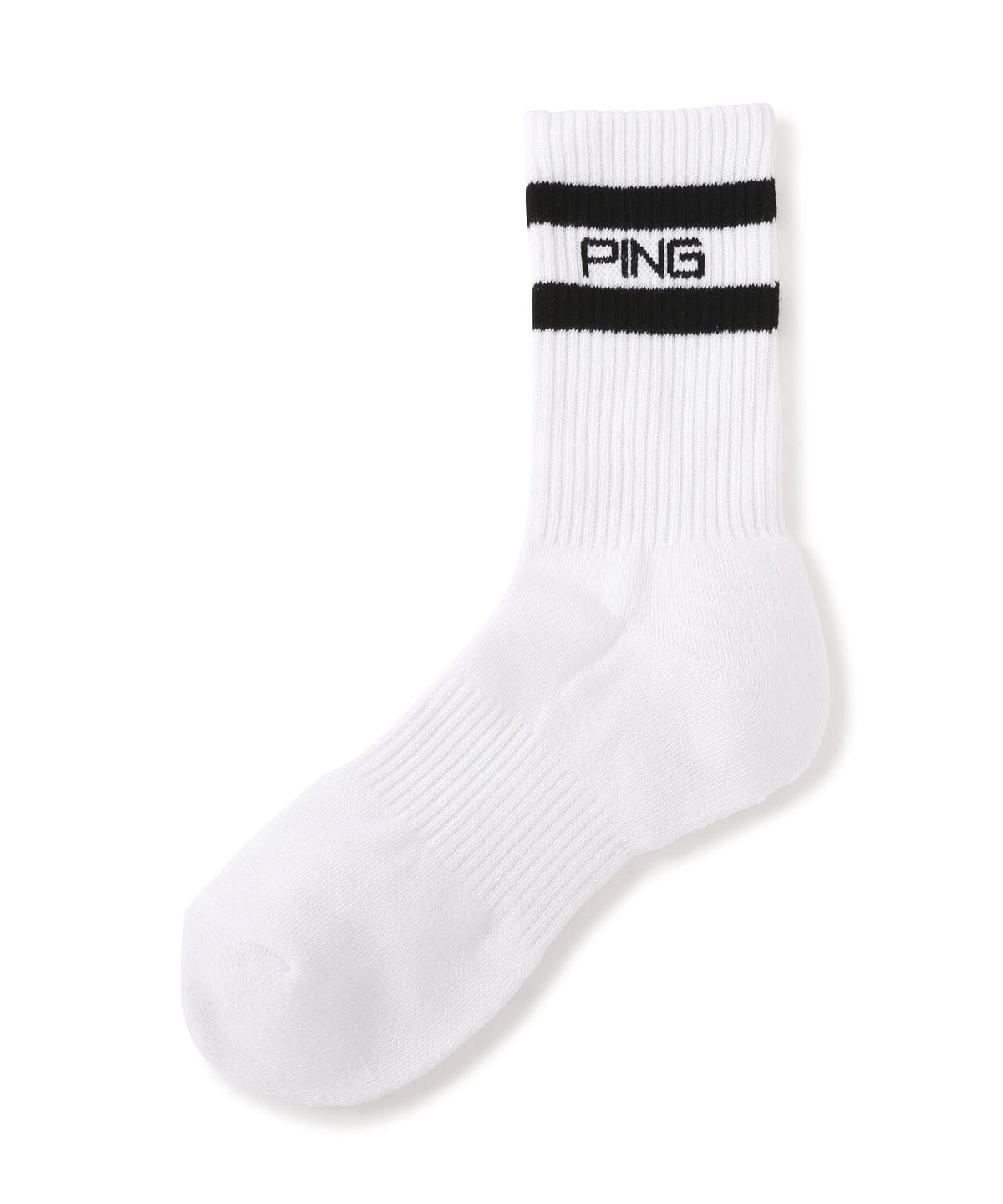 【PING APPAREL】PINGロゴラインミドルソックス <PERFORMANCE> (MENS)