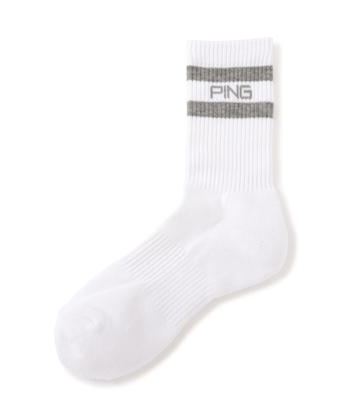 【PING APPAREL】PINGロゴラインミドルソックス <PERFORMANCE> (MENS)