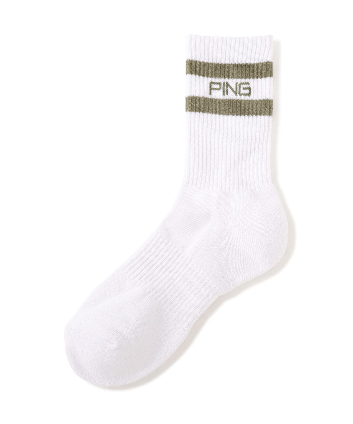【PING APPAREL】PINGロゴラインミドルソックス <PERFORMANCE> (MENS)