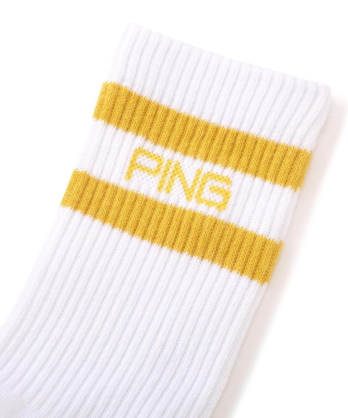 【PING APPAREL】PINGロゴラインミドルソックス <PERFORMANCE> (MENS)