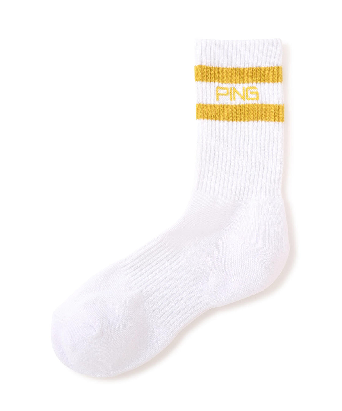 【PING APPAREL】PINGロゴラインミドルソックス <PERFORMANCE> (MENS)