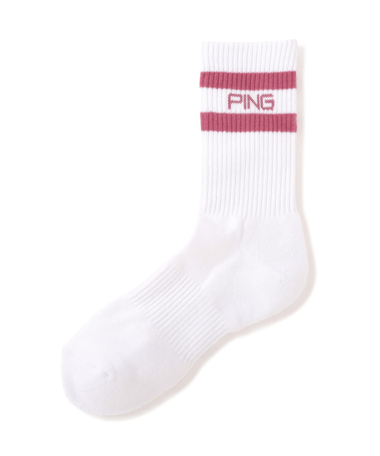 【PING APPAREL】PINGロゴラインミドルソックス <PERFORMANCE> (MENS)